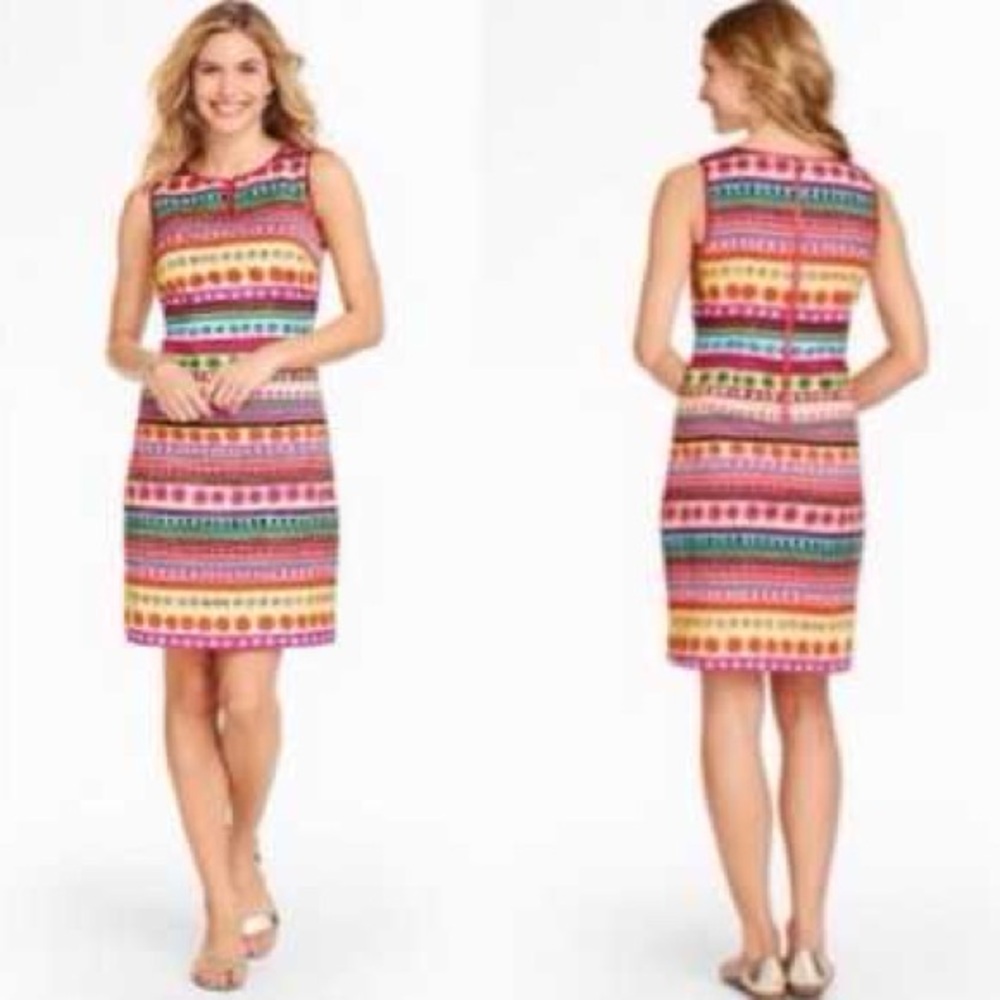 Talbots Multicolor Striped Dress - Picture 2 of 7